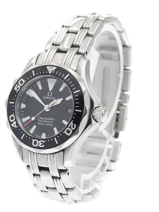 OMEGA Seamaster300 2282.50 Date black Dial Quartz Ladies Watch_935850 main image 2